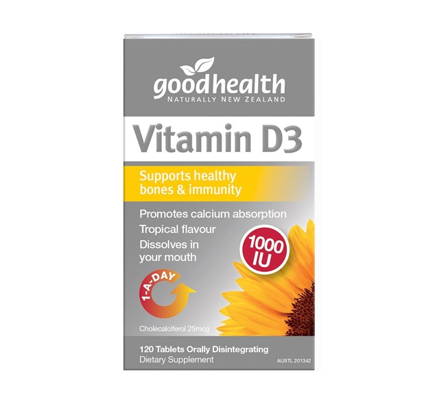 Good Health Vitamin D3 120 Chewables